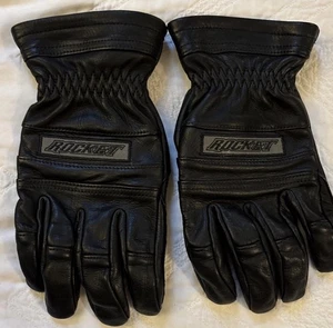 Guantes de cuero negros medianos Joe Rocket para hombre - Imagen 1 de 4