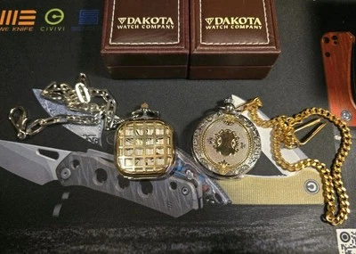 Lote de relojes de bolsillo Dakota y Berenger Foto 1 de 3