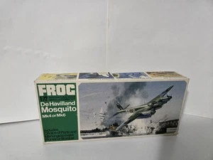 Vintage Frog 1-72 DeHavilland Mosquito Mk4/Mk6 OBOC New Nice - Picture 1 of 5
