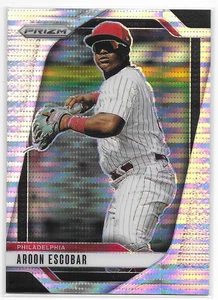 2025 Panini Prizm Prizms Pulsar #158 Aroon Escobar Philadelphia Phillies /499 - Picture 1 of 2