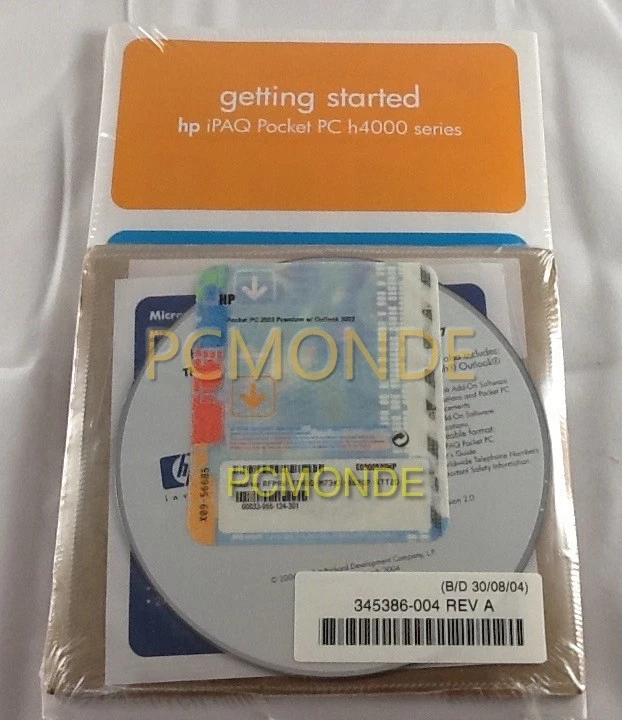 HP iPAQ H4000 Series Pocket PC 2003 Premium, Outlook 2002 with Product Key - Image 1 of 1