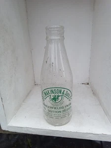 Vintage Milchflaschen, J MAKINSON &SONS DAIRY, keine Chips keine Risse - Bild 1 von 1