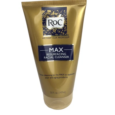 New Hard to Find RoC MAX Resurfacing Facial Cleanser 5fl oz Anti-aging Formula - Image 1 of 4