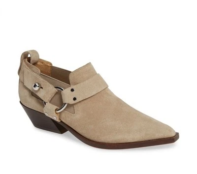 Rag & Bone Westin Harness Leather Booties Tan Ankle Boots Sz 36.5 6.5 Western - Image 1 of 4