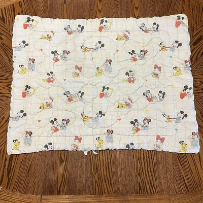 Edredón de bebé vintage Dundee DISNEY Baby Mickey Minnie Pluto Daisy Donald EE. UU.  Foto 1 de 4