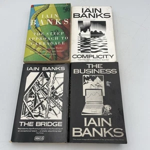 Iain Banks Books Bundle X 4 Fiction Crime Horror Thriller Novels - Picture 1 of 20