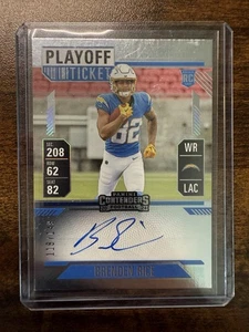 2024 Contenders Playoff Ticket Brenden Rice Auto RC /149 Seahawks - Picture 1 of 2