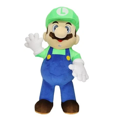 Надувной костюм Луиджи талисман плюшевый комбинезон Хэллоуин косплей вечеринки костюм - Изображение 1 из 4