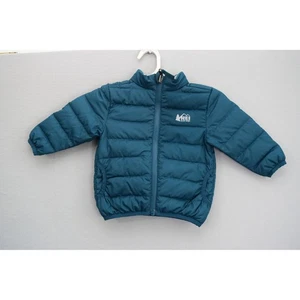 REI Co-Op 650 Daunen gefütterte Jacke 12 Monate türkis grün wendbar - Bild 1 von 6
