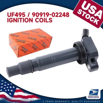 For 2005-2012 Toyota 4Runner Tacoma UF495 Ignition Coils 90919-02248 OEM NEW - Image 1 of 4