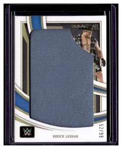 2022 Immaculate Collection WWE Jumbo Ring Canvas #RCBLS2 Brock Lesnar /99  - Bild 1 von 2