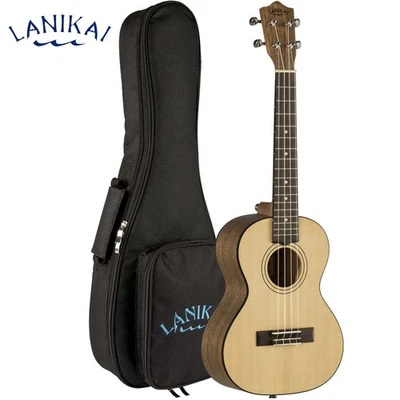 Lanikai SPPW-TX Spruce Top Pacific Walnut Body Tenor Ukulele With Gig Bag - Image 1 of 3
