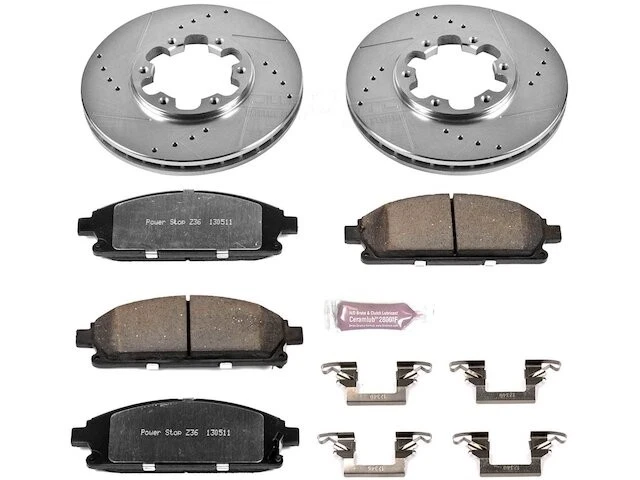 Комплект переднего тормоза и ротора 44ZBCT93 для Nissan Pathfinder 1996 1997 1998 - Изображение 1 из 1