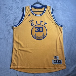 Stephen Curry Golden State Warriors Jersey Mens 2XL The City Adidas HWC Retro - Picture 1 of 10