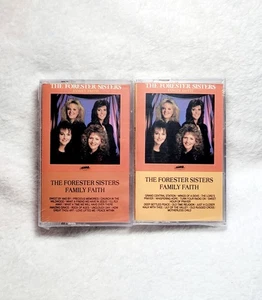 The Forester  Sisters "FAMILY FAITH",album cassette tape (1988) - Bild 1 von 2