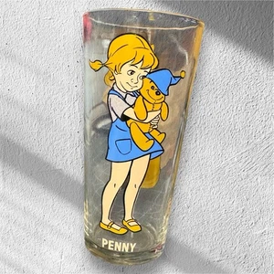 Penny 1977, vaso coleccionista Pepsi "The Rescuers" Walt Disney coleccionable de colección - Imagen 1 de 3