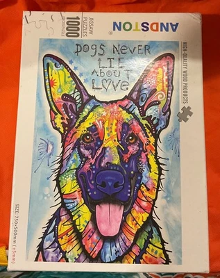 Heye: Jolly Pets Dogs Never Lie: rompecabezas de 1000 piezas, el póster tiene daños  Foto 1 de 4