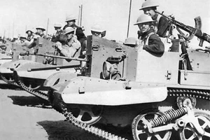 Photo WW2 - Egypte 1940 - Bren-Carrier britanniques - Imagen 1 de 1