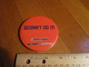 Syracuse University Basketball Orange Button (vs UCONN'T) Collectible Pin SU - Picture 1 of 5