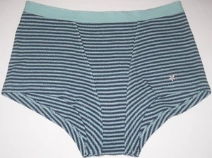 NWT BODY BY VICTORIA'S SECRET S THERMAL BLUE RARE HIGH WAIST BOYSHORT PANTIES  - Picture 1 of 4