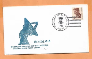 METEOSAT A LAUNCH NOV 22,1977 GODDARD SPACE CENTER SPACE COVER - Picture 1 of 1