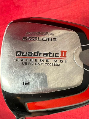 Integra Sooolong Quadratic II Extreme MOI 12 FGS LEFT GOLF DRIVER NEED NEW SHAFT - Image 1 of 4