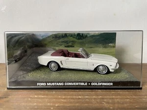 FORD MUSTANG CONVERTIBLE #35 James Bond Car Collection GOLDFINGER DieCast Model - Picture 1 of 7