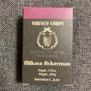 Attack On Titan Mikasa Ackerman Aroma Fragrance Perfume 30ml Limited Japan NEW - Picture 1 of 4