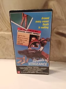 VHS Atlas STREETS OF VENGEANCE 1988 - Picture 1 of 6