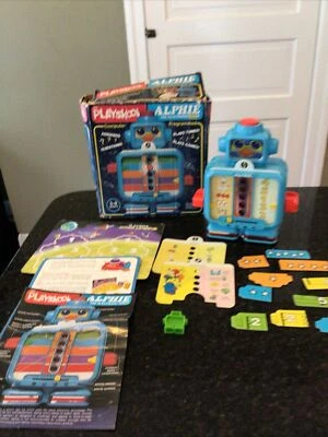 VINTAGE PLAYSKOOL ALPHIE THE ELECTRONIC ROBOT 1978 W/BOX - Image 1 of 4