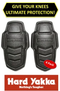 HARD YAKKA - 4 PAIRS (PER PACK) LEGENDS ULTIMATE CONTOURED KNEE PADS - Y22980 - Picture 1 of 2