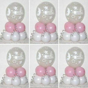 BABY SHOWER - REVELACIÓN DE GÉNERO 2/6/12 Paquete de Mesa Globo Decoración Kit de Exhibición - Imagen 1 de 5