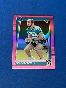 2022 Panini Donruss Optic Rated Rookie Pink Prizm Card of Luke Farrell!!