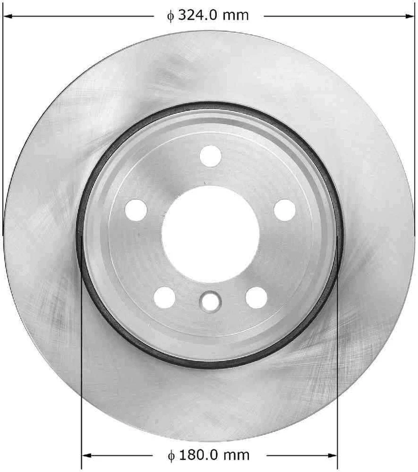 Rotor de freno de disco para BMW 760Li Alpina B7 2002-2014, Alpina B7 xDrive, Alpina B7L, Foto 1 de 3