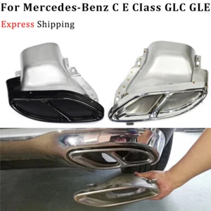 For Mercedes-Benz W205 W212 W246 C E S GLC GLE Class Modified Car Exhaust Pipes - Picture 1 of 16