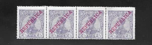 M4751 PORTUGAL OVP REPUBLICA STRIPE OF 4 STAMPS - Picture 1 of 1