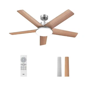 Dreo Ceiling Fans with Lights and Remote, 52 Inch, 6 Speeds, 5 Color Tones Di... - Picture 1 of 8
