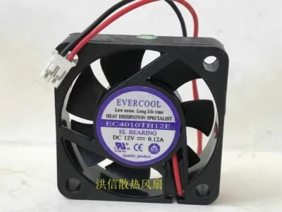 EVERCOOL EC4010TH12E DC12V 0.12A 40*10MM 4CM 2-pin silent cooling fan - Image 1 of 2