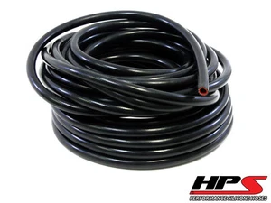 HPS High Temp 5/8" ID (16mm) Reinforced Silicone Heater Hose Black 100 Feet Roll - Imagen 1 de 2