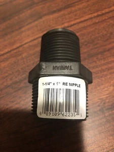 Norwesco Reducer Nipple - 1 1/4” x 1”. - Picture 1 of 3