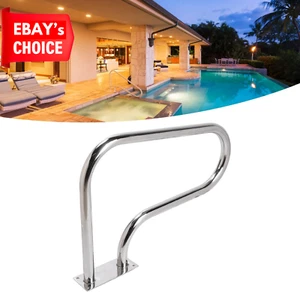 Pool Hand Rail Quick Mount Easy Grab Rail Return to Deck for Pools Spas - Picture 1 of 12