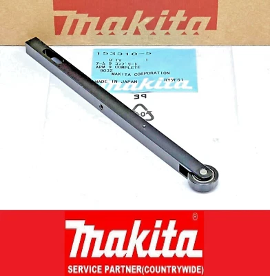 Genuine Makita 153310-5 ARM COMPLETE 9mm Belt Filing/ Finger Sander 9032 DBS180 - Image 1 of 4