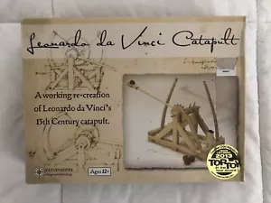 Pathfinders Leonardo Da Vinci's Catapult. Working Wood Model. New - Picture 1 of 4