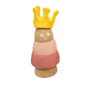 Korko Queen Stapelset - 5 Teile Kreativität & Motorik aus natürlichem Kork - Bild 1 von 3