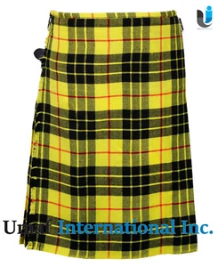 "Herren Scottish McLeod of Lewis Tartan ""8 Yard Kilt"" 13 Unzen ""Feine Qualität" - Bild 1 von 4