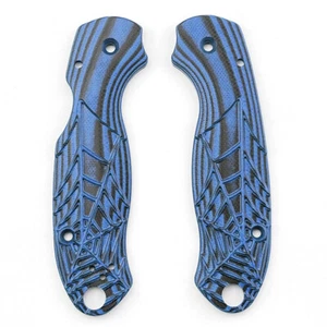 Bilancia con manico G10 per Spyderco Para 3/C223 Spider Web - Foto 1 di 10