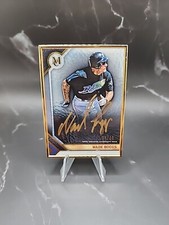 2023 Topps Museum Collection Wade Boggs Gold Framed 4/10 Gold Ink On Card