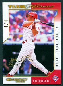 2003 Donruss Team Heroes Hawaii MIKE LIEBERTHAL #385 Rare Phillies SP #1/1 - Picture 1 of 2