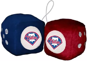 Philadelphia Phillies 3" Fuzzy Dice - MLB - Picture 1 of 1