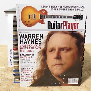 WARREN HAYNES SONIC YOUTH GUITAR PLAYER MAGAZINE December 2006 Wes Montgomery - Picture 1 of 1